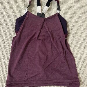 Lululemon Purple Strappy Tank Top
